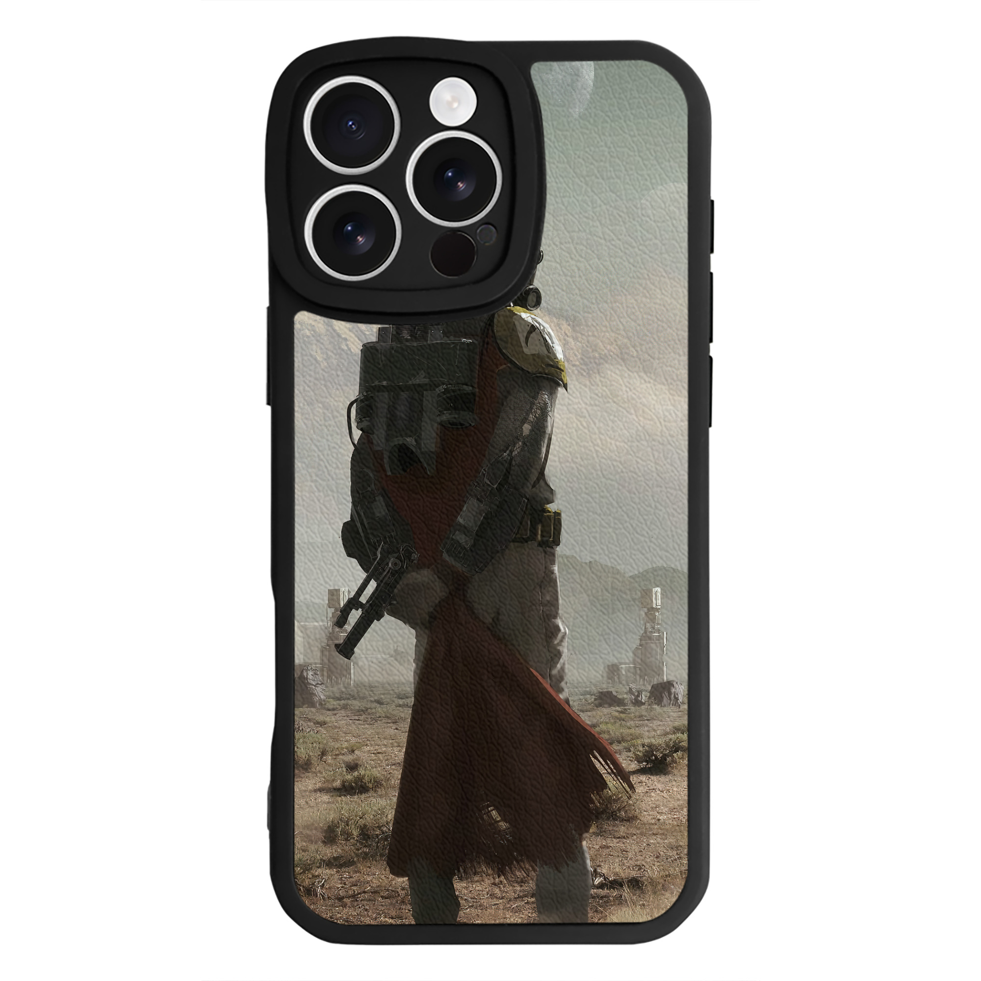 （画像用） スター・ウォーズ Star Wars 【iPhone 16シリーズ対応】シリコンスマホケース（レザー調） 材質：シリコン